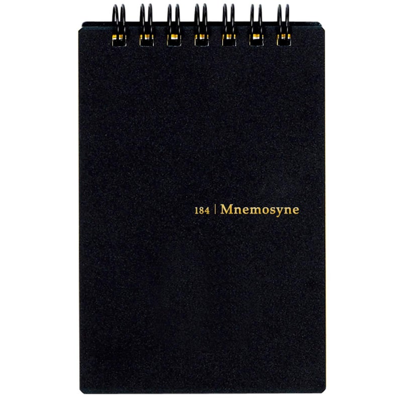 Maruman MNEMOSYNE Notebook 4.13 x 2.99 Inches (Modified A7), 5mm-squared, 70 Sheets (N184A) - Image 1
